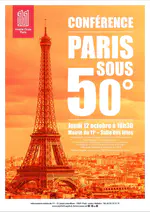 Conférence publique 'Paris sous 50 degrés'