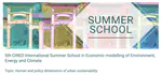 Organization of the 5th CIRED International Summer School in Economic modelling of Environment, Energy and Climate